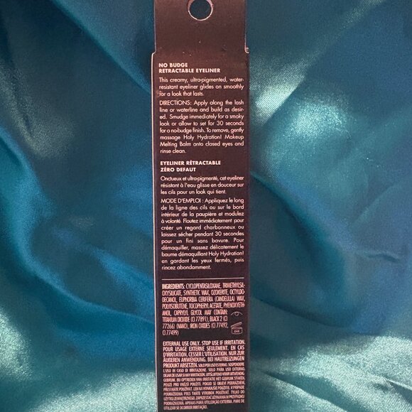 ELF CHARCOAL RETRACTABLE EYELINER Water Resistant No Budge #81336 NEW IN BOX - Picture 3 of 3